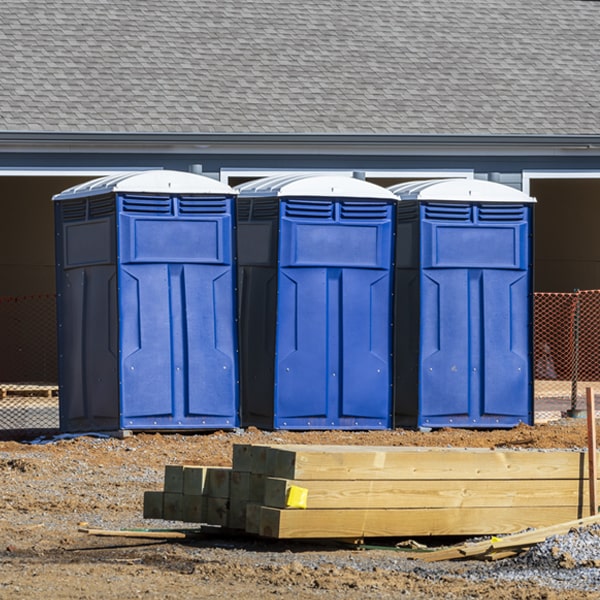 what is the maximum capacity for a single portable restroom in Oil Creek PA